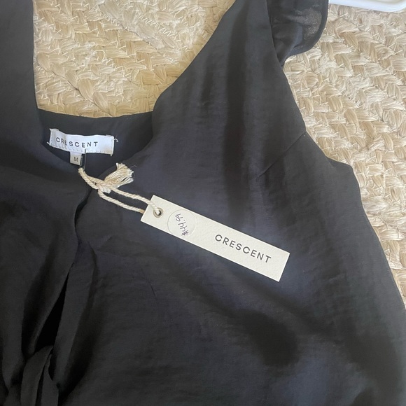 Crescent MIDI dress, from boutique, NWT, size M, sheer - Picture 4 of 7